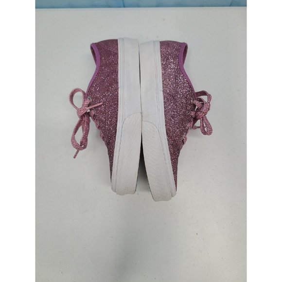 VANS OFF THE WALL Women's Lavender Authentic Glitter Sneakers Shoes size 5 - Picture 5 of 9